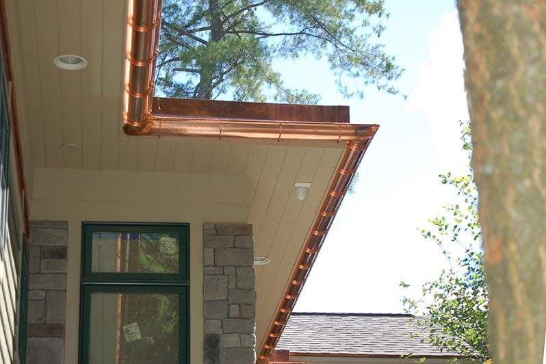 copper gutters for luxury homes in NJ